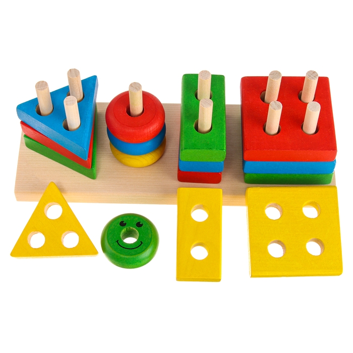 Пирамидка «Цветная геометрия» Пирамидка «Цветная геометрия»