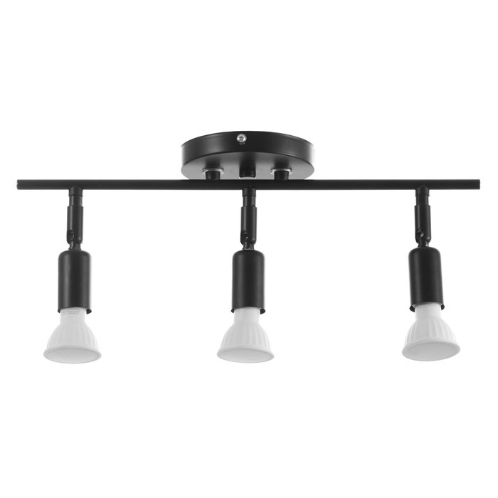 Спот Спот "Дарни" 3xGU10 35Вт черный 36х12х12 см