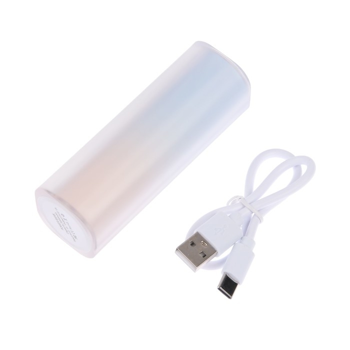 Внешний аккумулятор Y213, 5000 мАч, USB, Type-C, 2 А, сине-розовый Внешний аккумулятор Y213, 5000 мАч, USB, Type-C, 2 А, сине-розовый