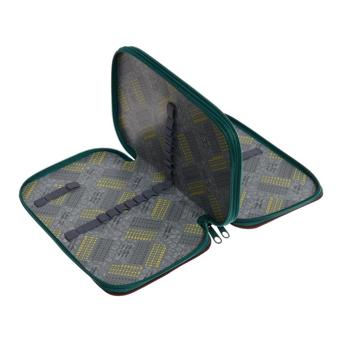 Пенал 2 секции, 125 х 205 х 40 мм, Calligrata 30П26/2 Пенал 2 секции, 125 х 205 х 40 мм, Calligrata 30П26/2 "Авокадо кедавра", в стиле Гарри Поттера, ламинированный картон