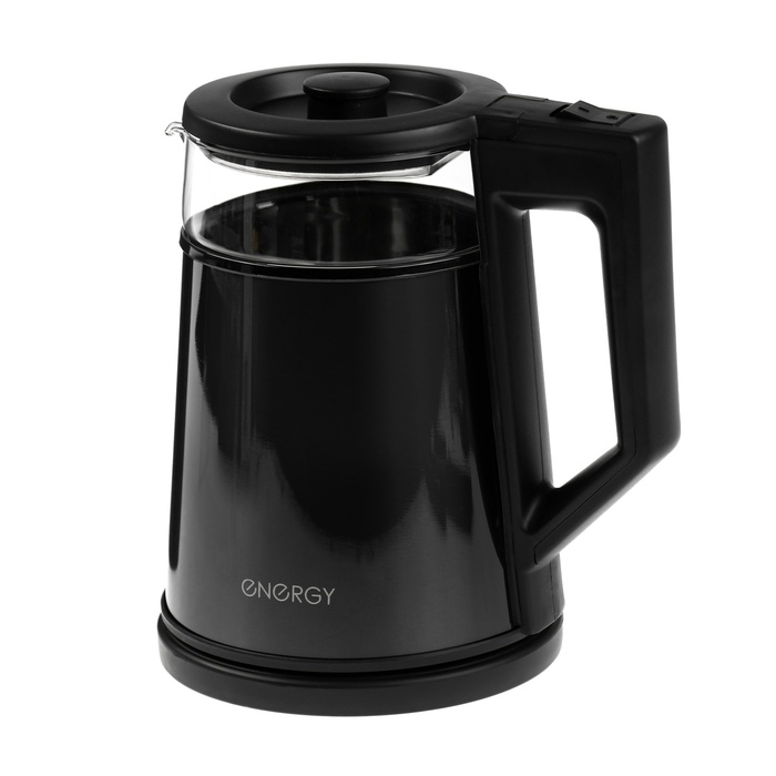 Чайник электрический Energy E-200, металл, колба стекло, 1.2 л, 1350 Вт, серый Чайник электрический Energy E-200, металл, колба стекло, 1.2 л, 1350 Вт, серый