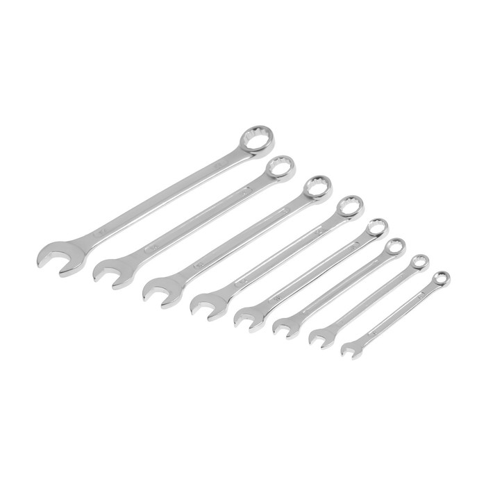 Набор ключей комбинированных в холдере ТУНДРА, хромированные, 6 - 17 мм, 8 шт. Набор ключей комбинированных в холдере ТУНДРА, хромированные, 6 - 17 мм, 8 шт.