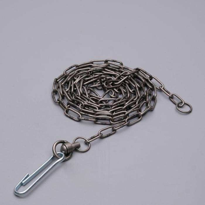 Цепь для привязи собак, 3 м, калибр 3,5 х 26 мм, черная Цепь для привязи собак, 3 м, калибр 3,5 х 26 мм, черная