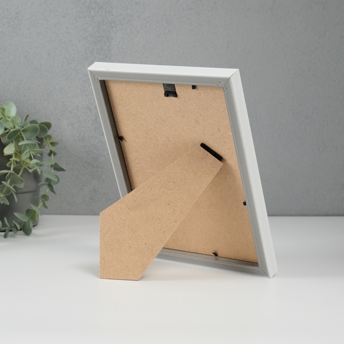 Фоторамка пластик Фоторамка пластик "МИРАМ" 15х21 см с паспарту (10х15 см) П641861-6 (12)