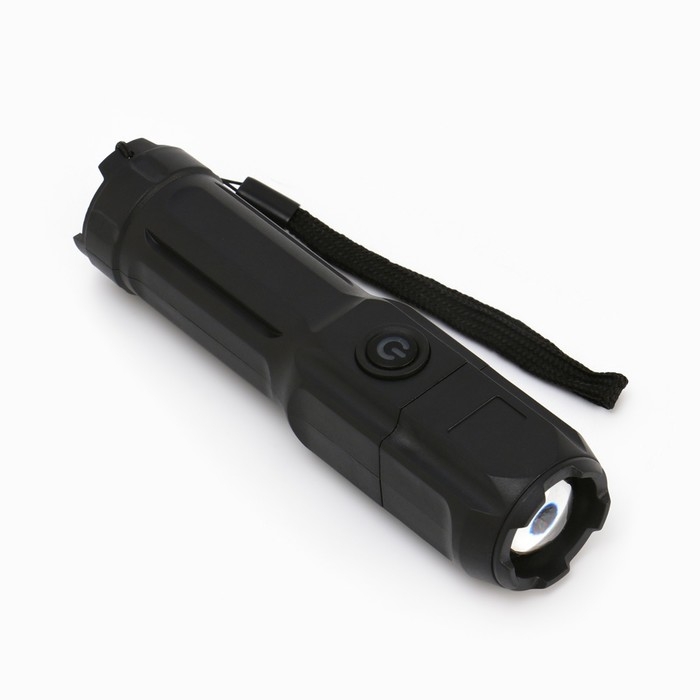 Фонарь ручной аккумуляторный, 3 Вт, 1200 мАч, 200 лм, XPE, 3 режима, USB, 12.8 x 3 см Фонарь ручной аккумуляторный, 3 Вт, 1200 мАч, 200 лм, XPE, 3 режима, USB, 12.8 x 3 см