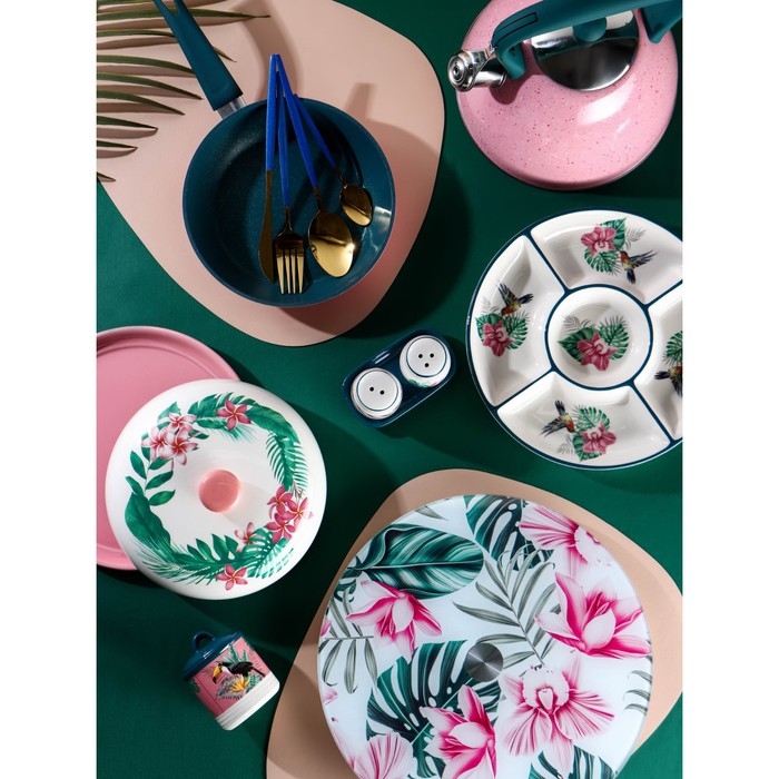 Сахарница Доляна «Тропики», 150 мл, d=7 см Сахарница Доляна «Тропики», 150 мл, d=7 см