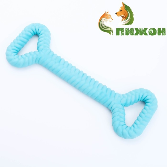 Игрушка для собак Игрушка для собак "Большая кость", TPR, массажная,32 х 11, голубая