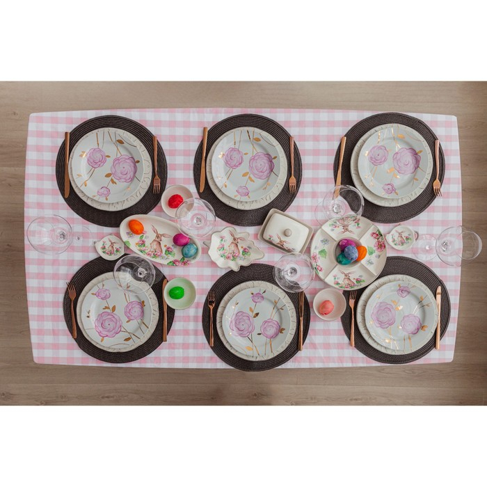 Менажница 5 ячеек Доляна «Зайка», d=26 см Менажница 5 ячеек Доляна «Зайка», d=26 см