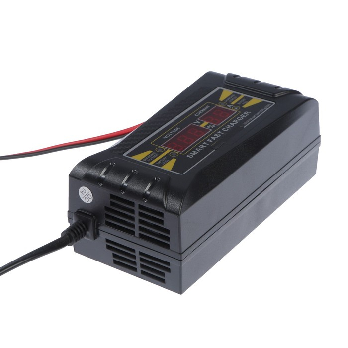 Зарядное устройство АКБ 12 В, 10А, автомат, 150-250 В, 87 Вт, ЖК дисплей Зарядное устройство АКБ 12 В, 10А, автомат, 150-250 В, 87 Вт, ЖК дисплей