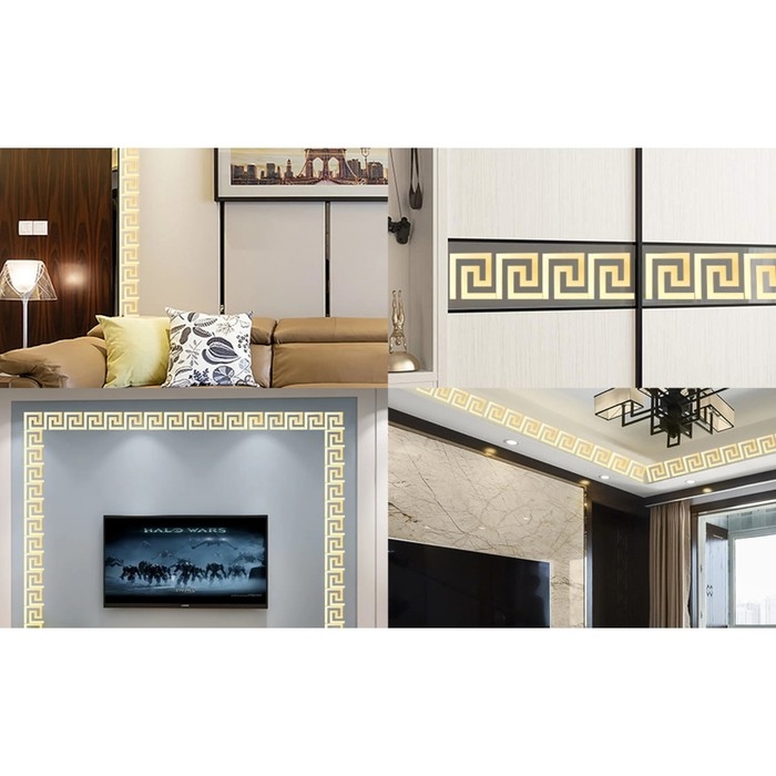 Наклейки интерьерные Наклейки интерьерные "Лабиринт", зеркальные, декор настенный, набор 10 шт, 10 х 10 см