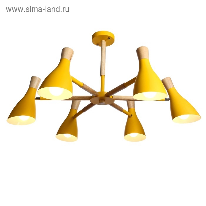 Люстра "Марокко" 6х40Вт E27 желтый 90х90х58,5 см BayerLux