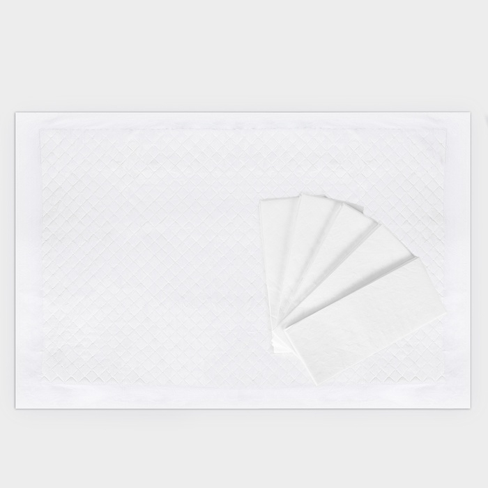 Пелёнки одноразовые впитывающие для детей, размер 60x90, 5 слоев, 30 шт., Крошка Я Пелёнки одноразовые впитывающие для детей, размер 60x90, 5 слоев, 30 шт., Крошка Я