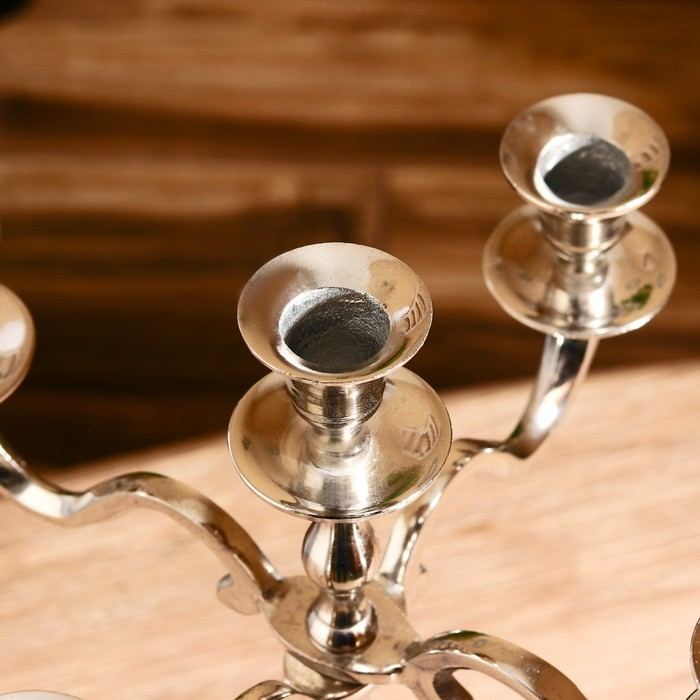 Подсвечник Подсвечник "Волны" на 5 свечей 31х31х36 см