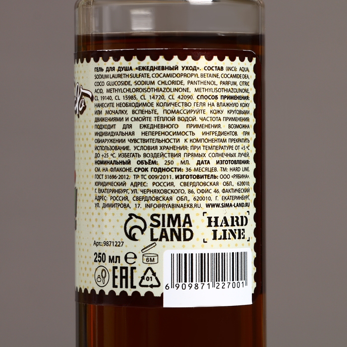 Гель для душа «С Новым Годом, бро!», 250 мл, аромат пряный, ЧИСТОЕ СЧАСТЬЕ Гель для душа «С Новым Годом, бро!», 250 мл, аромат пряный, ЧИСТОЕ СЧАСТЬЕ