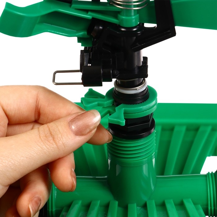 Распылитель импульсный, под коннектор, горизонтальный, пластик, Greengo Распылитель импульсный, под коннектор, горизонтальный, пластик, Greengo