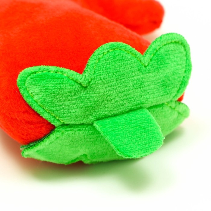 Игрушка для собак «Перец чили» с пищалкой, 11 см, красная Игрушка для собак «Перец чили» с пищалкой, 11 см, красная