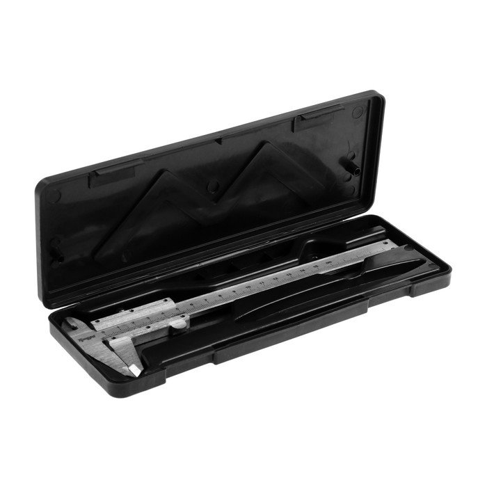 Штангенциркуль ТУНДРА, металлический, с глубиномером, цена деления 0.05 мм, 150 мм Штангенциркуль ТУНДРА, металлический, с глубиномером, цена деления 0.05 мм, 150 мм