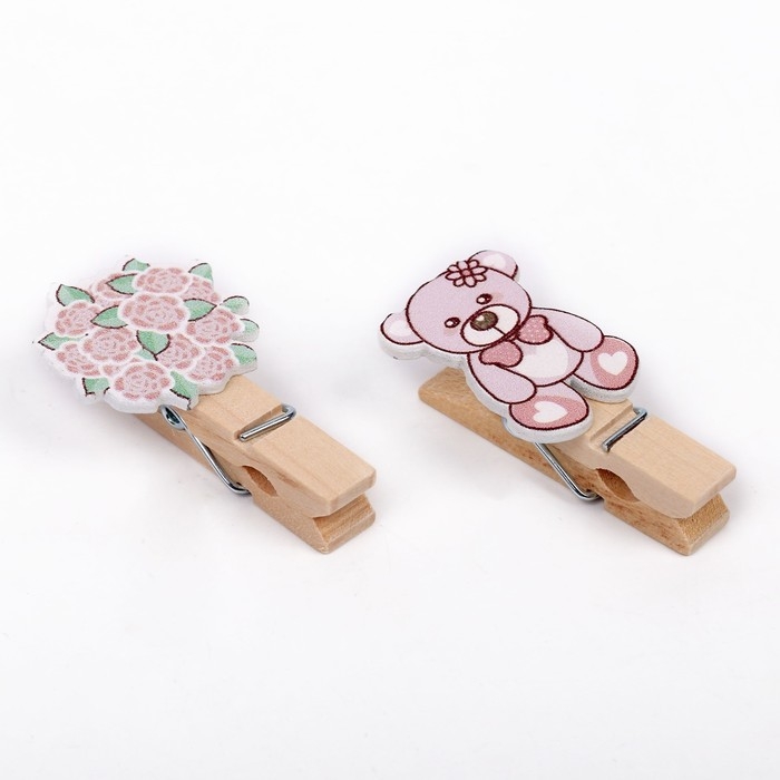 Набор декоративных прищепок "Набор принцессы" набор 10 шт.