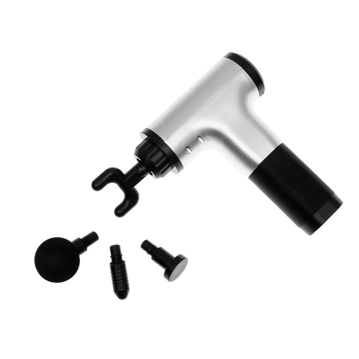 Массажёр для тела Luazon LEM-42, перкуссионный, 4 насадки, 6 скоростей, от АКБ Массажёр для тела Luazon LEM-42, перкуссионный, 4 насадки, 6 скоростей, от АКБ