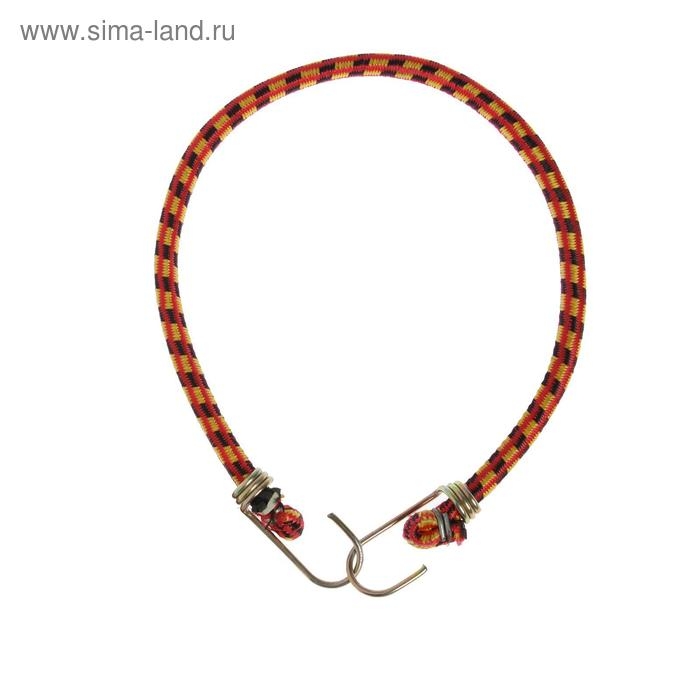 Резинка для крепления багажа TORSO, 60 см, d10 мм, металлические крючки, МИКС Резинка для крепления багажа TORSO, 60 см, d10 мм, металлические крючки, МИКС