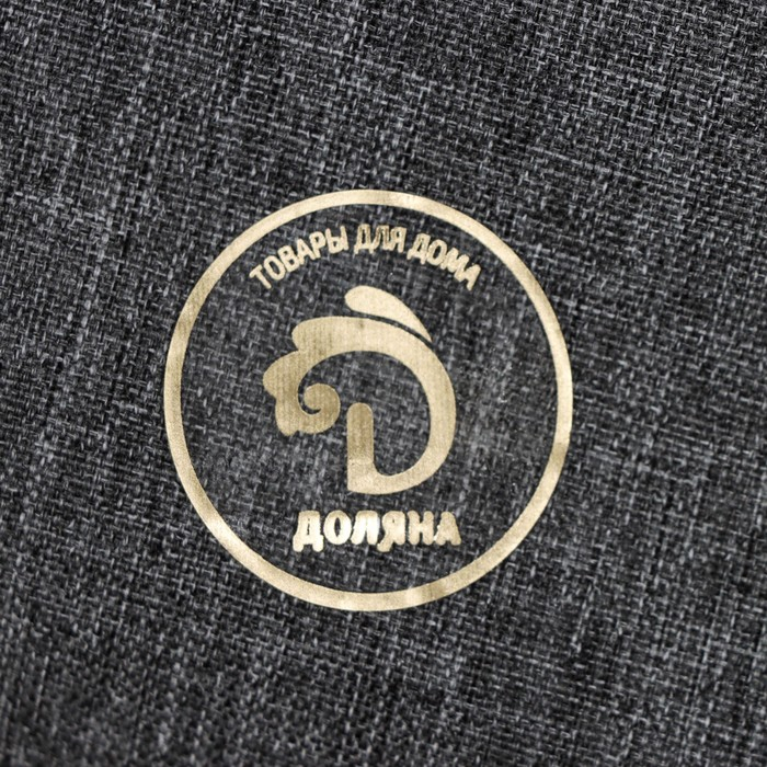 Корзина для белья Доляна «Лён», с крышкой, 37×43×66 см, цвет серый Корзина для белья Доляна «Лён», с крышкой, 37×43×66 см, цвет серый