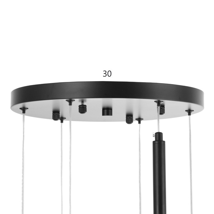 Светильник Светильник "Жозефина" 6х3Вт G4 Чёрный 30х30х180см