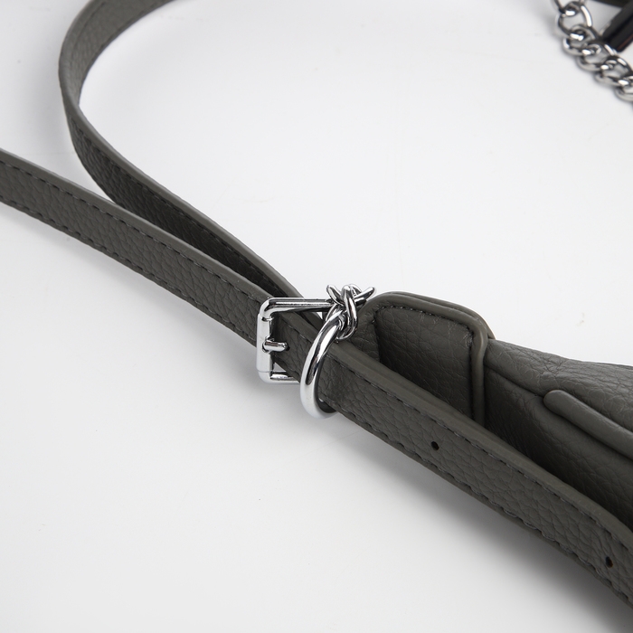 Сумка женская хобо на молнии TEXTURA, средний размер, цвет серый Сумка женская хобо на молнии TEXTURA, средний размер, цвет серый