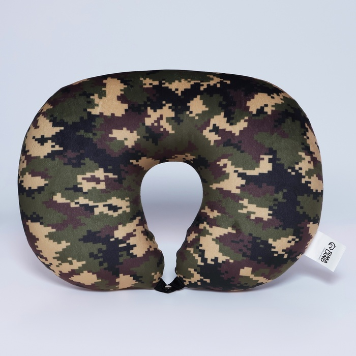 Подушка для путешествий антистресс «Хаки», 29 х 29 см Подушка для путешествий антистресс «Хаки», 29 х 29 см