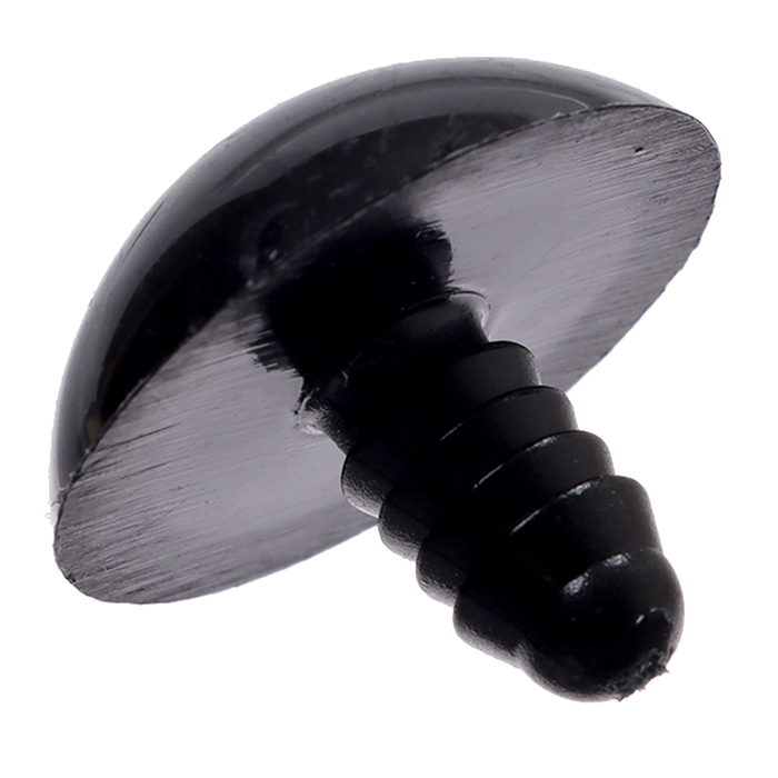 Глаза винтовые с заглушками, набор 10 шт., размер 1 шт. — 2 см, цвет чёрный Глаза винтовые с заглушками, набор 10 шт., размер 1 шт. — 2 см, цвет чёрный