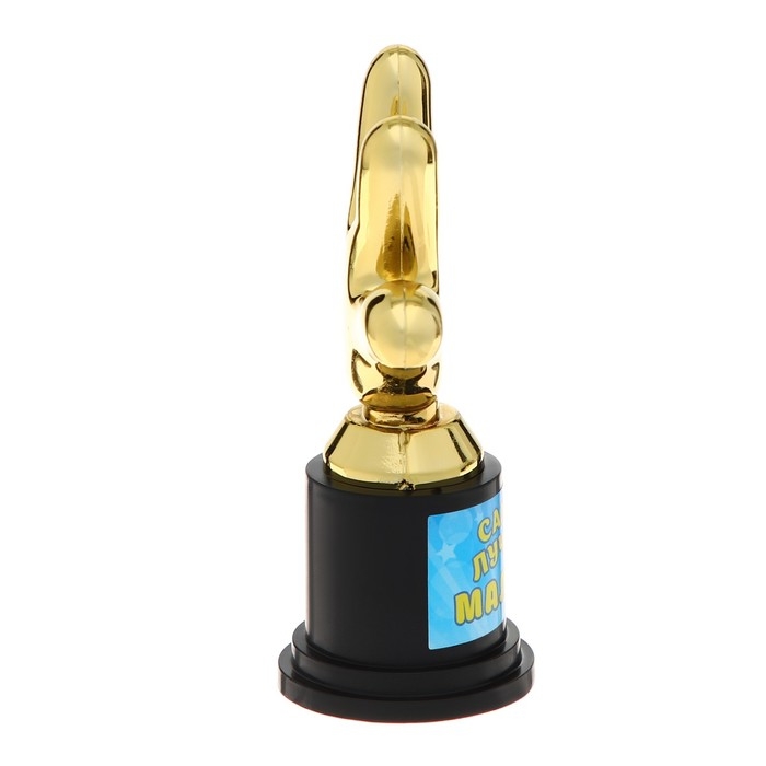 Наградная фигура «Самый лучший мальчик», пятерня, кубок, пластик, золото, 6,5 х 10,5 х 4 см. Наградная фигура «Самый лучший мальчик», пятерня, кубок, пластик, золото, 6,5 х 10,5 х 4 см.