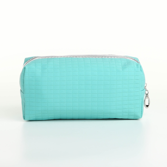 Косметичка на молнии, цвет мятный Косметичка на молнии, цвет мятный