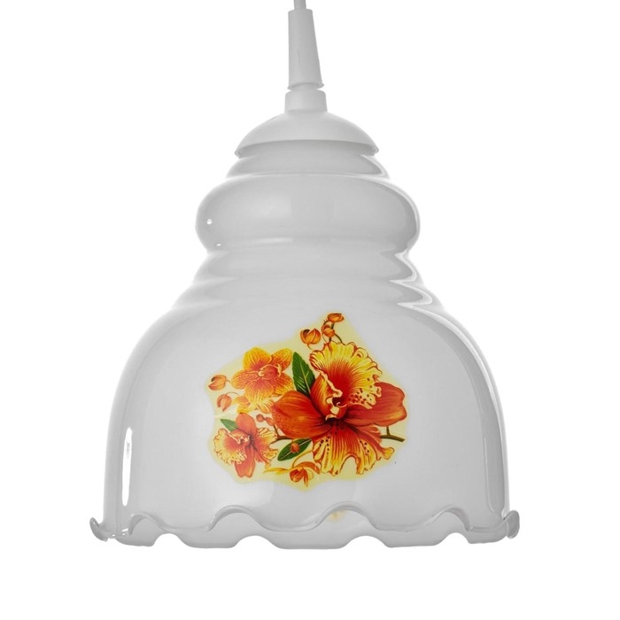 Светильник BayerLux Светильник BayerLux "Елена" 1 лампа E27 60 Вт молочный ( рис.МИКС)