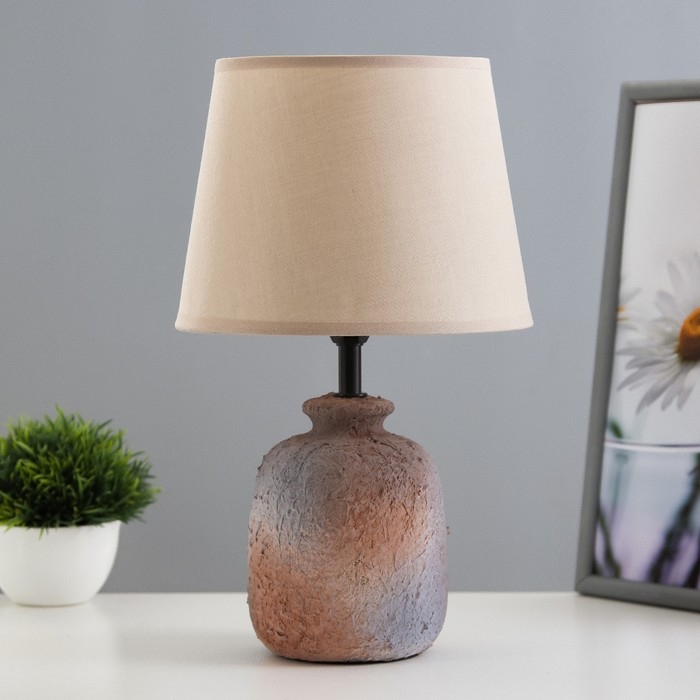 Настольная лампа Настольная лампа "Тереза" Е14 40Вт бежевый 20х20х33см RISALUX