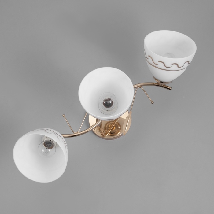 Люстра Люстра "Аквила" 3хЕ27 40Вт золото 58х26 см