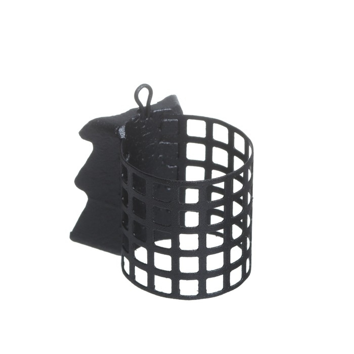 Груз-кормушка металлическая X-FEEDER ME ALLIGATOR M PERFO, цвет Matt Black, 90 г, 35 мл Груз-кормушка металлическая X-FEEDER ME ALLIGATOR M PERFO, цвет Matt Black, 90 г, 35 мл