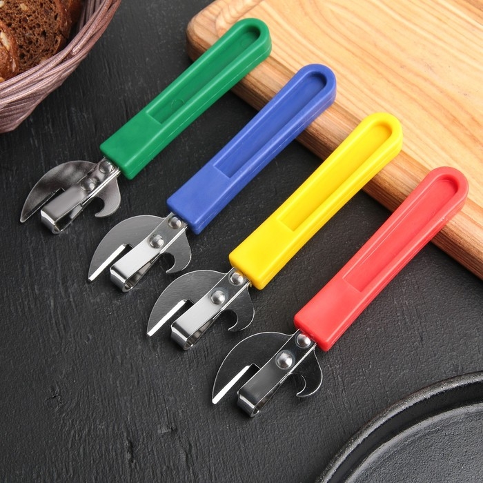 Открывашка Доляна «Помощник», 15,7 см, цвет синий