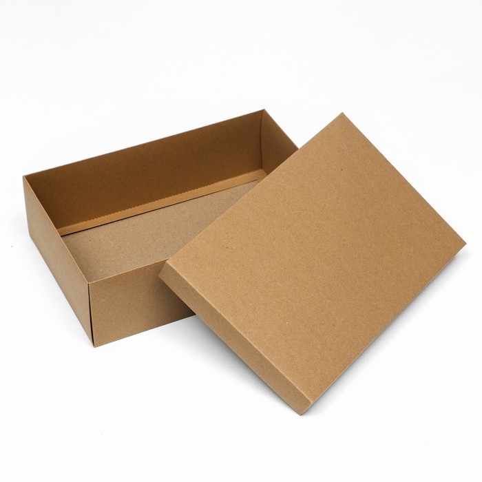 Коробка подарочная складная, упаковка, крафт, 30 х 20 х 9 см Коробка подарочная складная, упаковка, крафт, 30 х 20 х 9 см