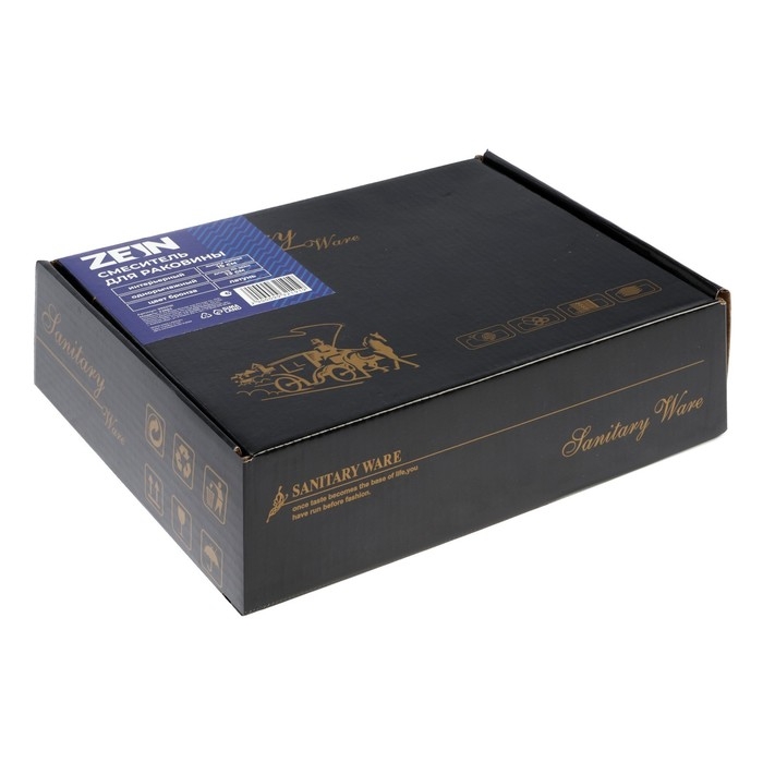 Смеситель для раковины ZEIN Z3883, однорычажный, интерьерный, высота 15см, латунь, rose gold Смеситель для раковины ZEIN Z3883, однорычажный, интерьерный, высота 15см, латунь, rose gold