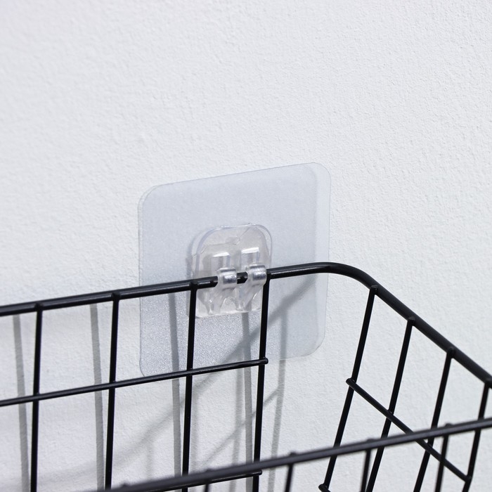 Корзина для мелочей Доляна, 13×29×11,5 см, цвет чёрный Корзина для мелочей Доляна, 13×29×11,5 см, цвет чёрный