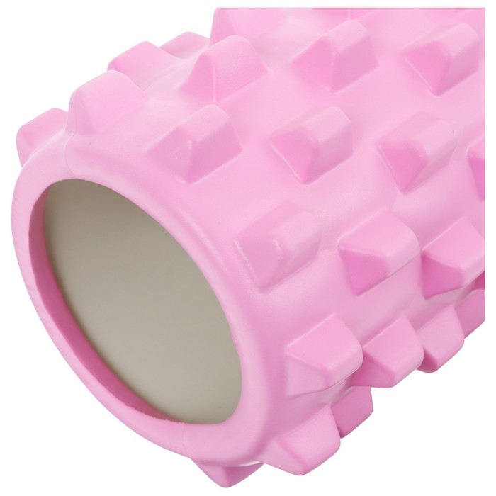 Ролик массажный Sangh, 45х15, цвет розовый Ролик массажный Sangh, 45х15, цвет розовый