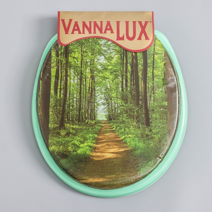 Сиденье для унитаза с крышкой,Росспласт, 43 х 37 см, мягкое, зелёное, МИКС Сиденье для унитаза с крышкой,Росспласт, 43 х 37 см, мягкое, зелёное, МИКС