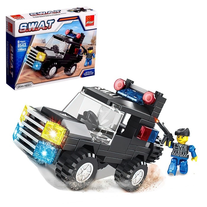 Конструктор Спецназ «Внедорожник», 100 деталей Конструктор Спецназ «Внедорожник», 100 деталей