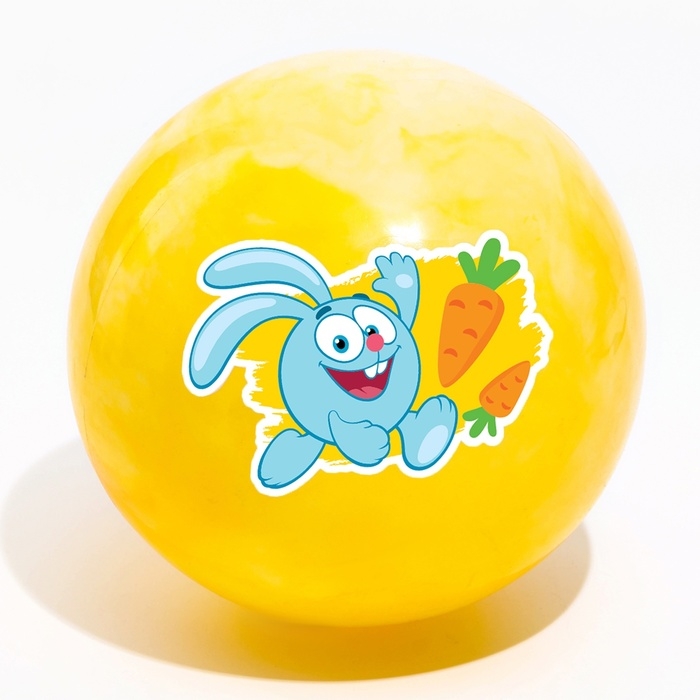 Мяч детский Смешарики «Крош», 22 см, 60 г, мрамор, МИКС Мяч детский Смешарики «Крош», 22 см, 60 г, мрамор, МИКС
