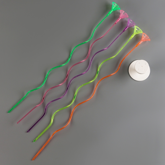 Набор «ВОЛНА», палочка+держатель+подставка, набор 5 шт., МИКС Набор «ВОЛНА», палочка+держатель+подставка, набор 5 шт., МИКС