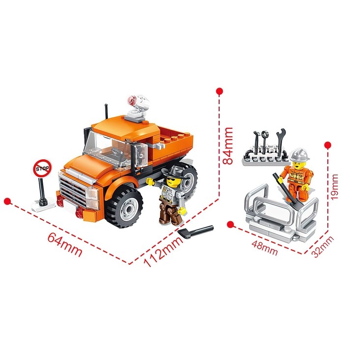 Конструктор Город &laquo;Мастерская&raquo;, 171 деталь