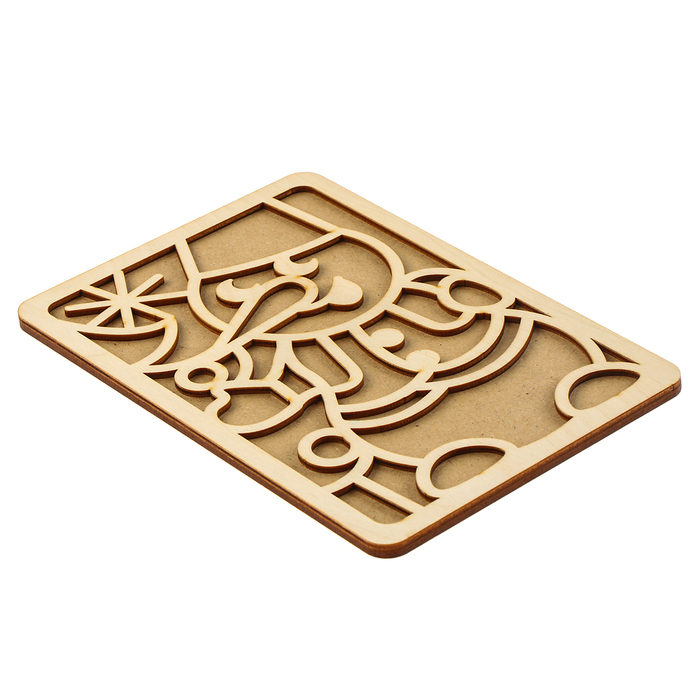 Новогодние пластилиновые картинки «Новый год! Снеговик»