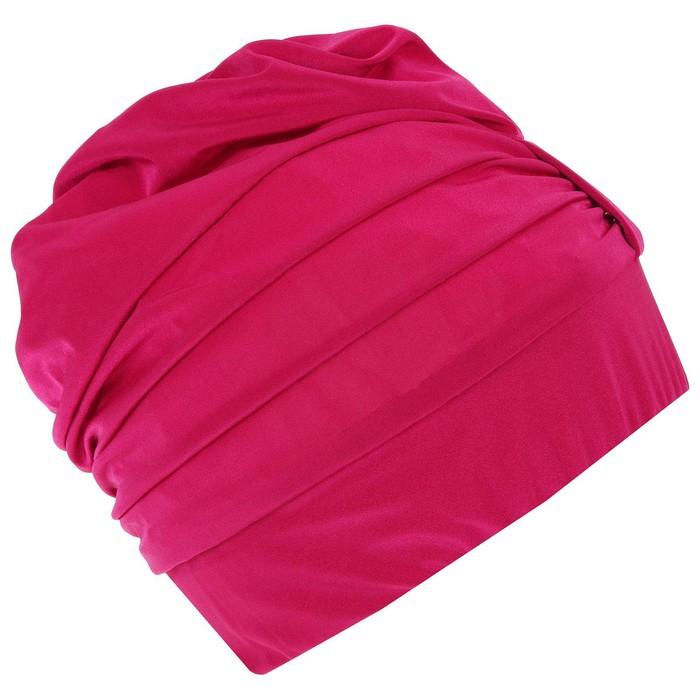 Шапочка для плавания взрослая ONLYTOP, тканевая, обхват 54-60 см, цвет фуксия Шапочка для плавания взрослая ONLYTOP, тканевая, обхват 54-60 см, цвет фуксия