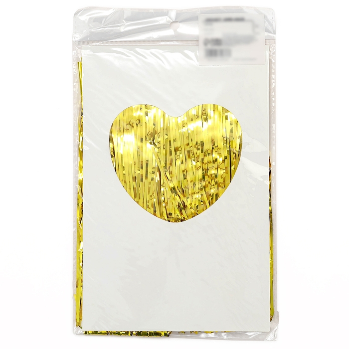 Гирлянда «Дождик» с липкой лентой, 2 метра, цвет золотой Гирлянда «Дождик» с липкой лентой, 2 метра, цвет золотой