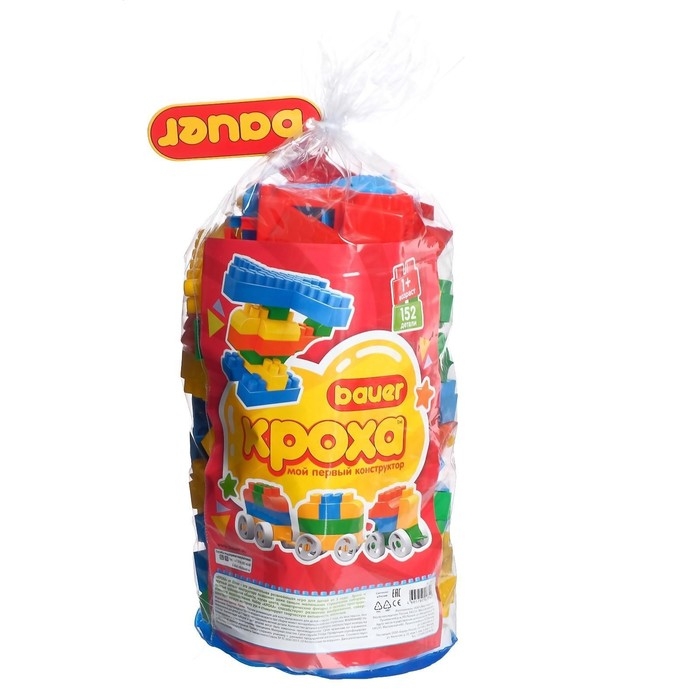 Конструктор «Кроха», 152 элемента Конструктор «Кроха», 152 элемента
