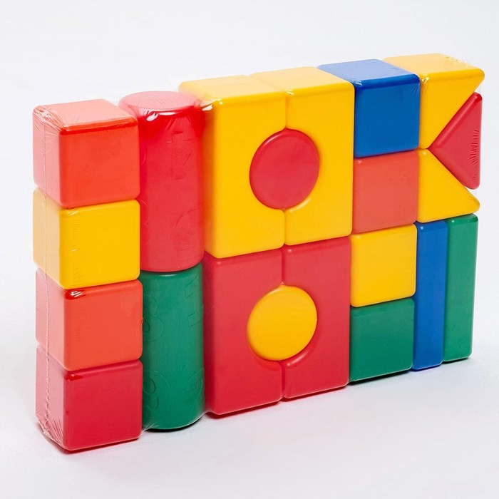 Строительный набор, 21 элемент, 6 х 6 см Строительный набор, 21 элемент, 6 х 6 см